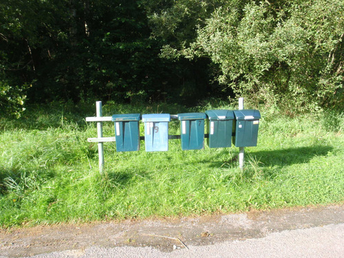 Mail Boxes.